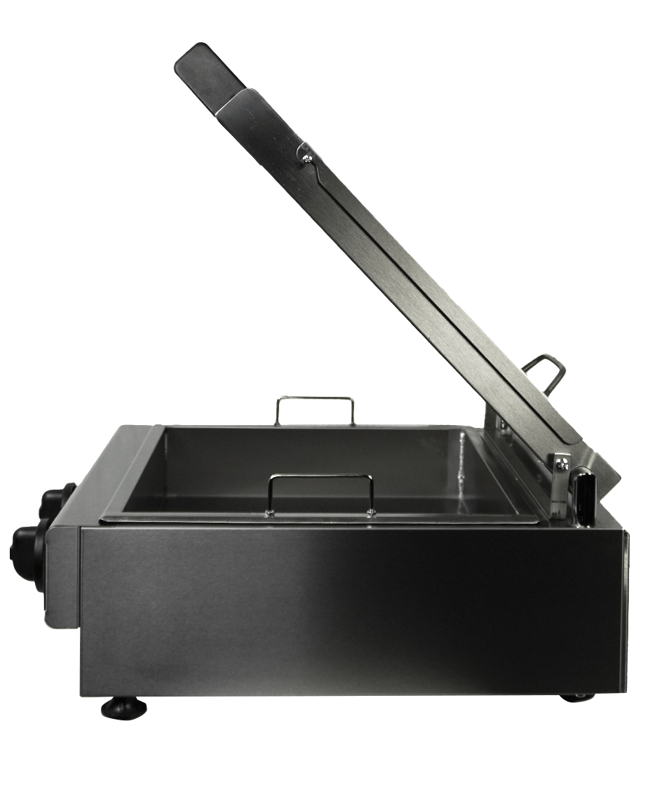 Professioneller Wassergrill aus Edelstahl mit 5 kW
