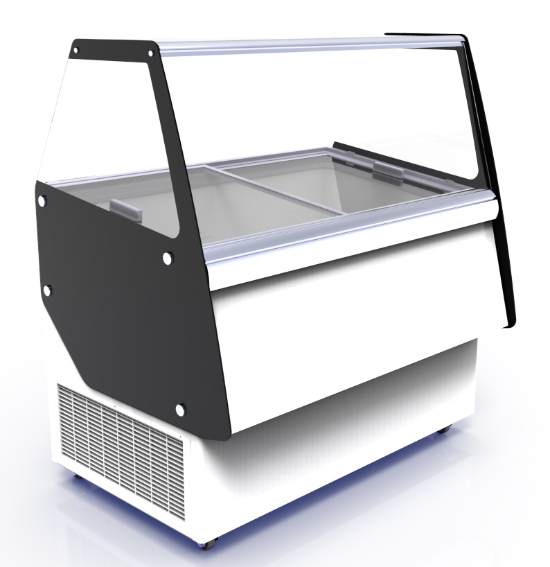 Speiseisvitrine für Gastronomie und Gewerbe