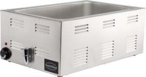 Bain-Marie mit Ablasshahn für Gastronomie und Gewerbe