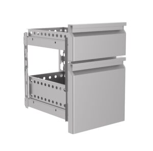 schubladenblock 2/3 monoblock soft closing für Gastronomie und Verkauf