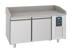 Pizzatisch mit 2 Türen für Gastronomie und Gewerbe