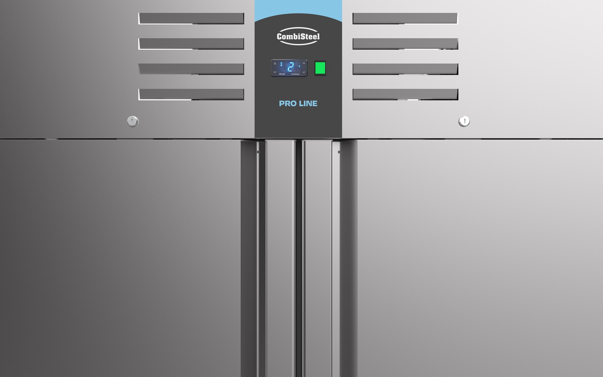 Gastro Kühlschrank aus Edelstahl 430 mit 1200 l