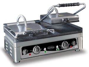 Doppel Kontaktgrill gerillt für Gastronomie und Gewerbe