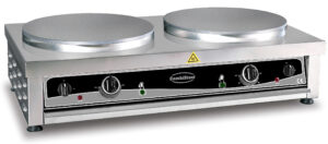 Crêpesgerät 2 Platten für Gastronomie und Gewerbe