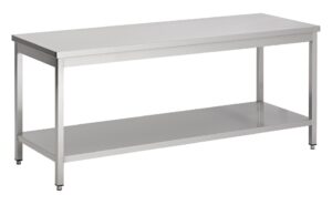 edelstahl arbeitstisch für Gastronomie und Gewerbe