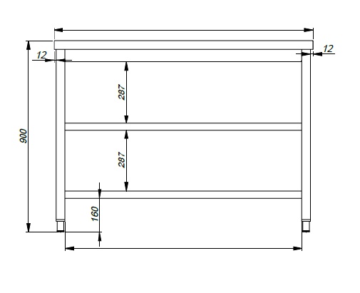 gastro arbeitstisch | arbeitstisch gastro | arbeitstisch 700 | arbeitstisch 2500 x 700 | edelstahl tisch