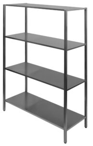 Wandbrett 4 Ebenen 2500 mm für Gastronomie und Gewerbe