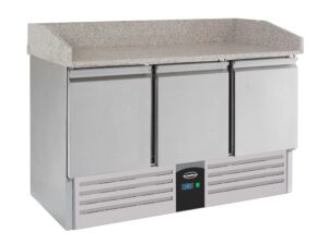 Pizzatisch 3 Türen für Gastronomie und Gewerbe