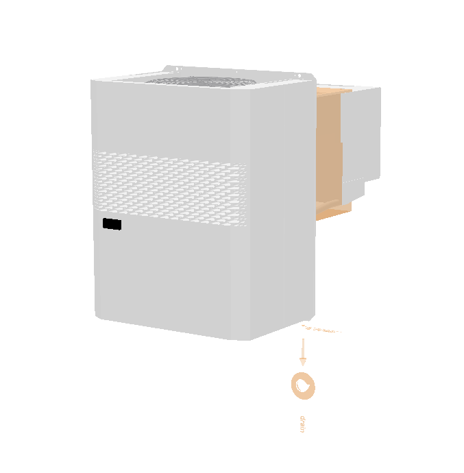 ZANOTTI Propan-Monoblock BPS 3224Y11A 18,8 m³ – Wandmontage / Tiefkühlung 230V – Bild 2