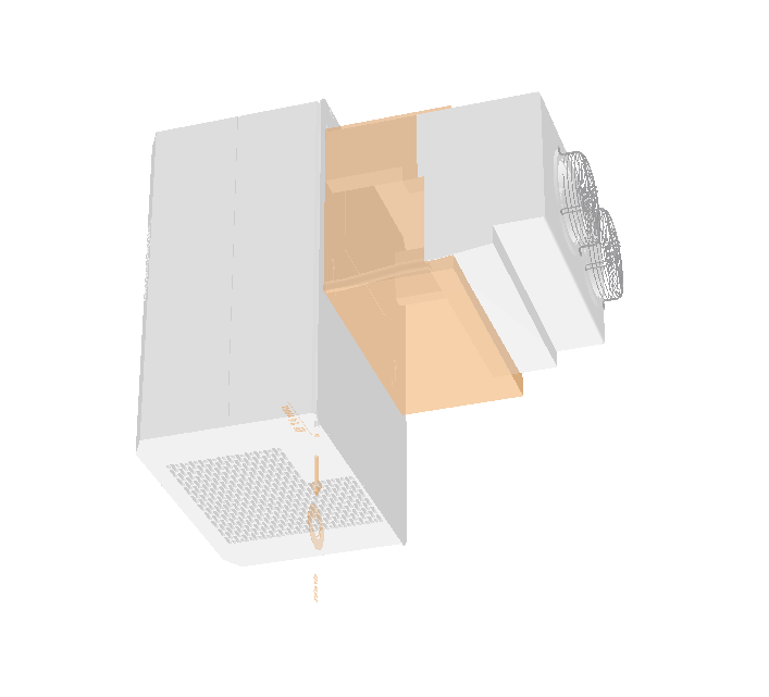 ZANOTTI Propan-Monoblock BPS 3224Y11A 18,8 m³ – Wandmontage / Tiefkühlung 230V – Bild 4