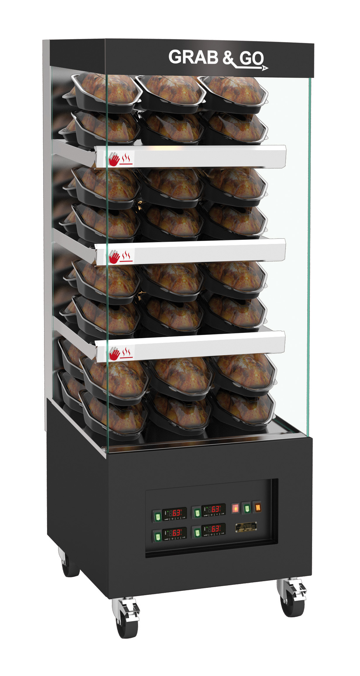 SARO Selbstbedienungsauslage mit 4 Regalen Modell 6MCV4LS.1 - SARO Artikel 106-2400
