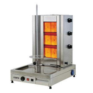SARO Gas-Döner- / Gyrosgrill 3 Brenner Modell TILLA 3 - SARO Artikel 126-1700