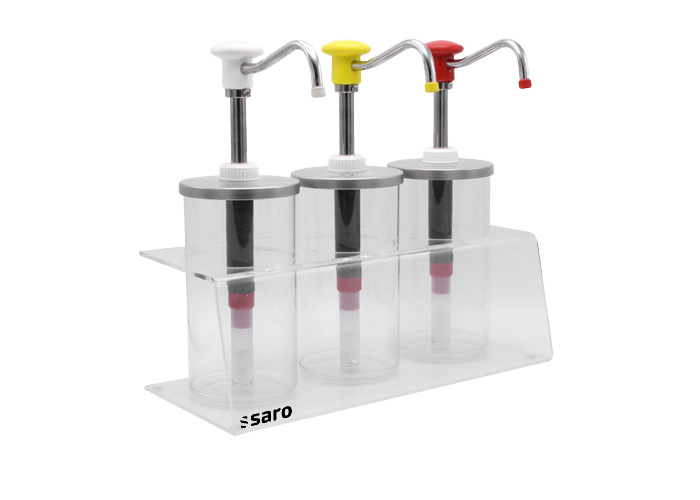 SARO Dosierdispenser Modell PLX-R-BK-1650 ml - SARO Artikel 16-2170