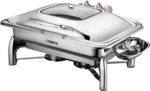 SARO Chafing Dish, 1/1 GN, Behälter induktionsgeeignet, Modell RAINER - SARO Artikel 213-1200