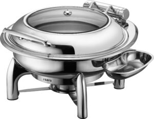 SARO Chafing Dish, rund, Behälter induktionsgeeignet, Modell JESSIE - SARO Artikel 213-1210