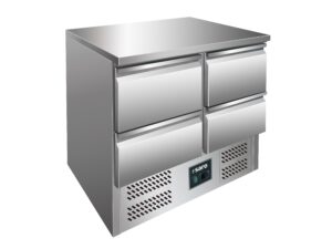 SARO Kühltisch mit Schubladen, Modell VIVIA S901 S/S TOP 4x 1/2 GN - SARO Artikel 323-1009