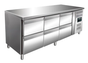 SARO Kühltisch mit 3x 2er Schubladenset, Modell KYLJA 3160 TN - SARO Artikel 323-10714