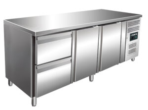SARO Kühltisch mit 2 Türen und 1x 2er Schubladenset, Modell KYLJA 3110 TN - SARO Artikel 323-10716