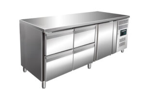 SARO Kühltisch mit 1 Tür und 2x 2er Schubladenset, Modell KYLJA 3140 TN - SARO Artikel 323-10718