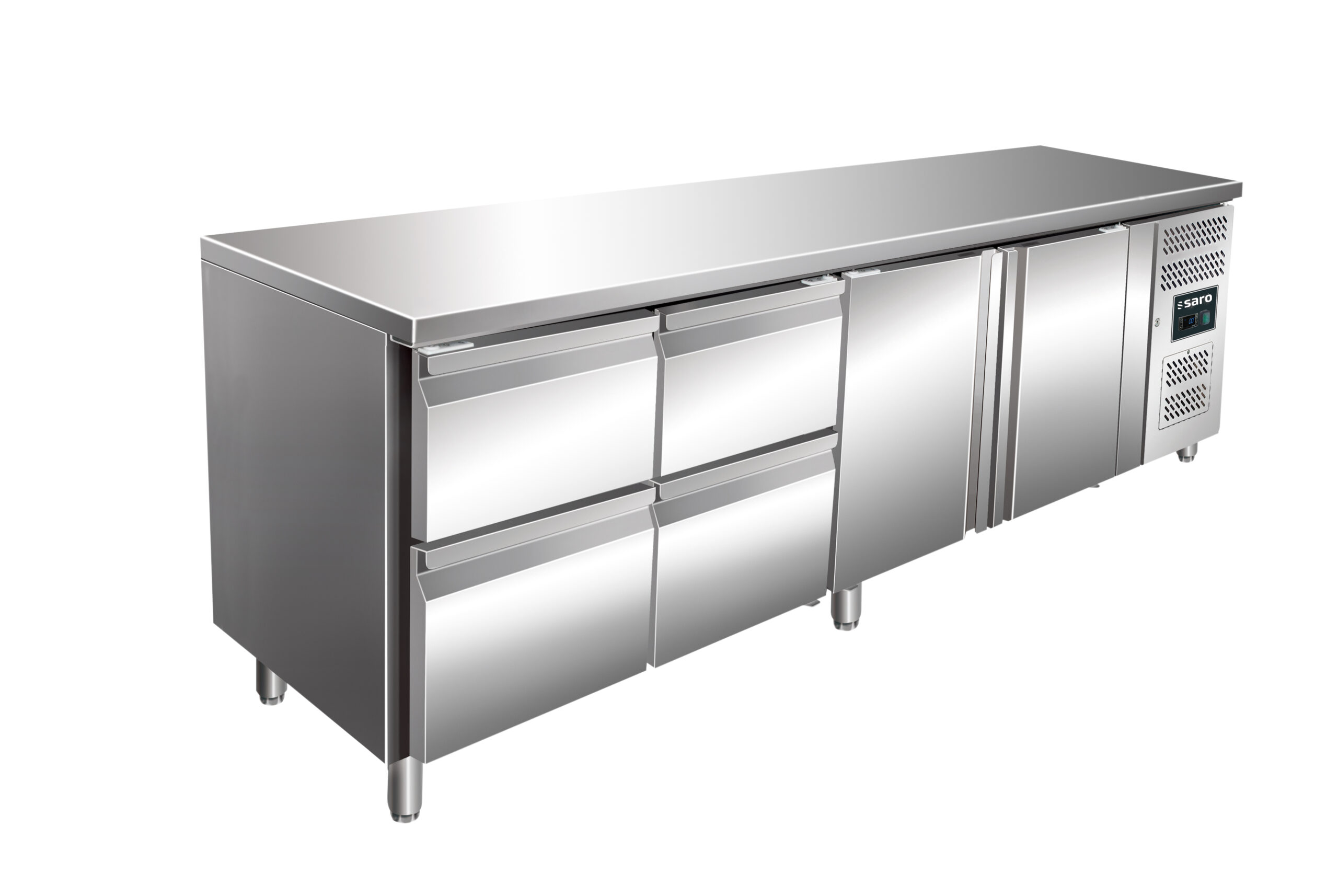 SARO Kühltisch mit 2 Türen und 2x 2er Schubladenset, Modell KYLJA 4140 TN - SARO Artikel 323-10724