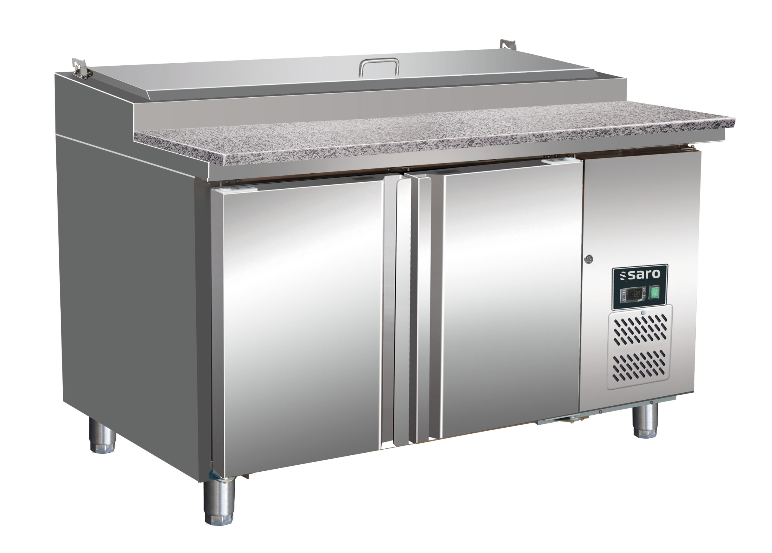 SARO Belegstation 1/3 GN mit Granitarbeitsplatte, Modell SH 1500 - SARO Artikel 323-1115