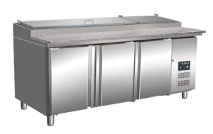 SARO Belegstation 1/3 GN mit Granitarbeitsplatte, Modell SH 2000 - SARO Artikel 323-1120