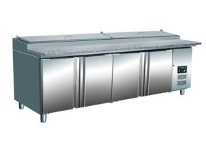 SARO Belegstation 1/3 GN mit Granitarbeitsplatte, Modell GN SH 2500 - SARO Artikel 323-1125