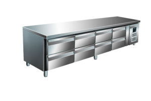 SARO Unterbaukühltisch mit 4x2 Schubladen, Modell UGN 4180 TN - SARO Artikel 323-3127