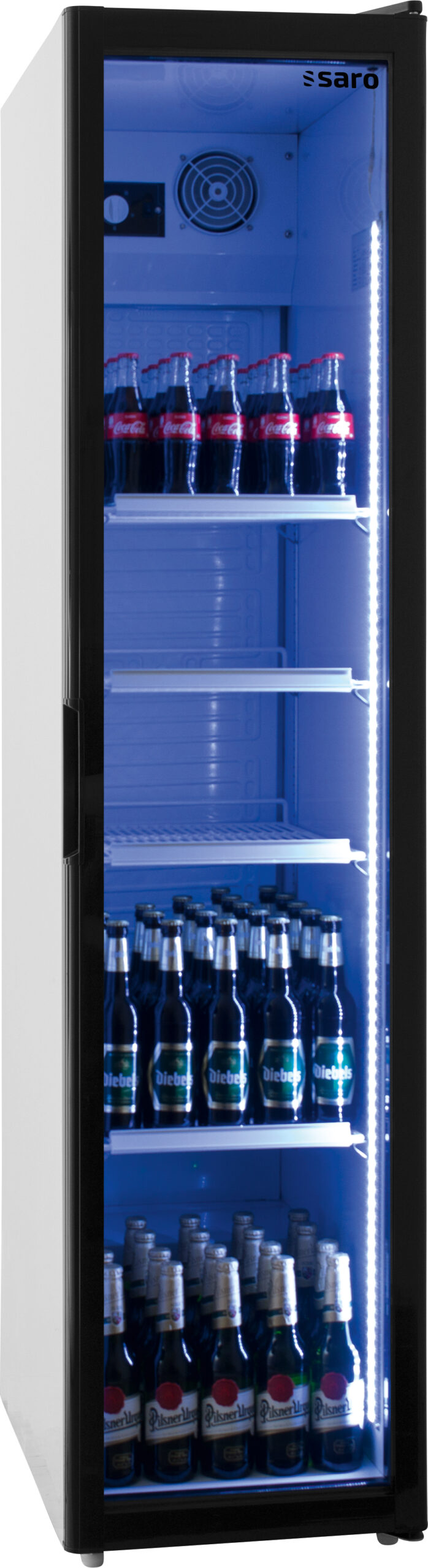 SARO Kühlschrank mit Glastür - schmal, Modell SK 301 - SARO Artikel 323-3150