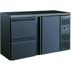 SARO Barkühler mit 1 Tür und 2 Schubladen, Modell BC 2100-2S - SARO Artikel 323-4205