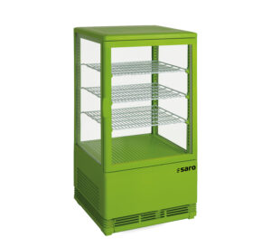 SARO Mini-Umluftkühlvitrine 68 Liter, Modell SC 70 grün - SARO Artikel 330-10041