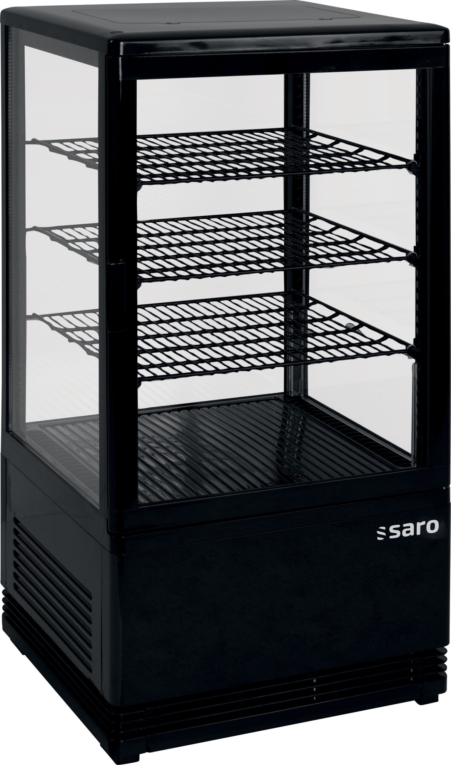 SARO Mini-Umluftkühlvitrine 68 Liter, Modell SC 70 schwarz - SARO Artikel 330-10051