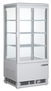 SARO Kühlvitrine 78 Liter, Modell SC 80 weiß - SARO Artikel 330-1007