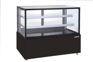SARO Kuchenvitrine 510 L - schwarz Modell VANESSA AV - SARO Artikel 330-11091