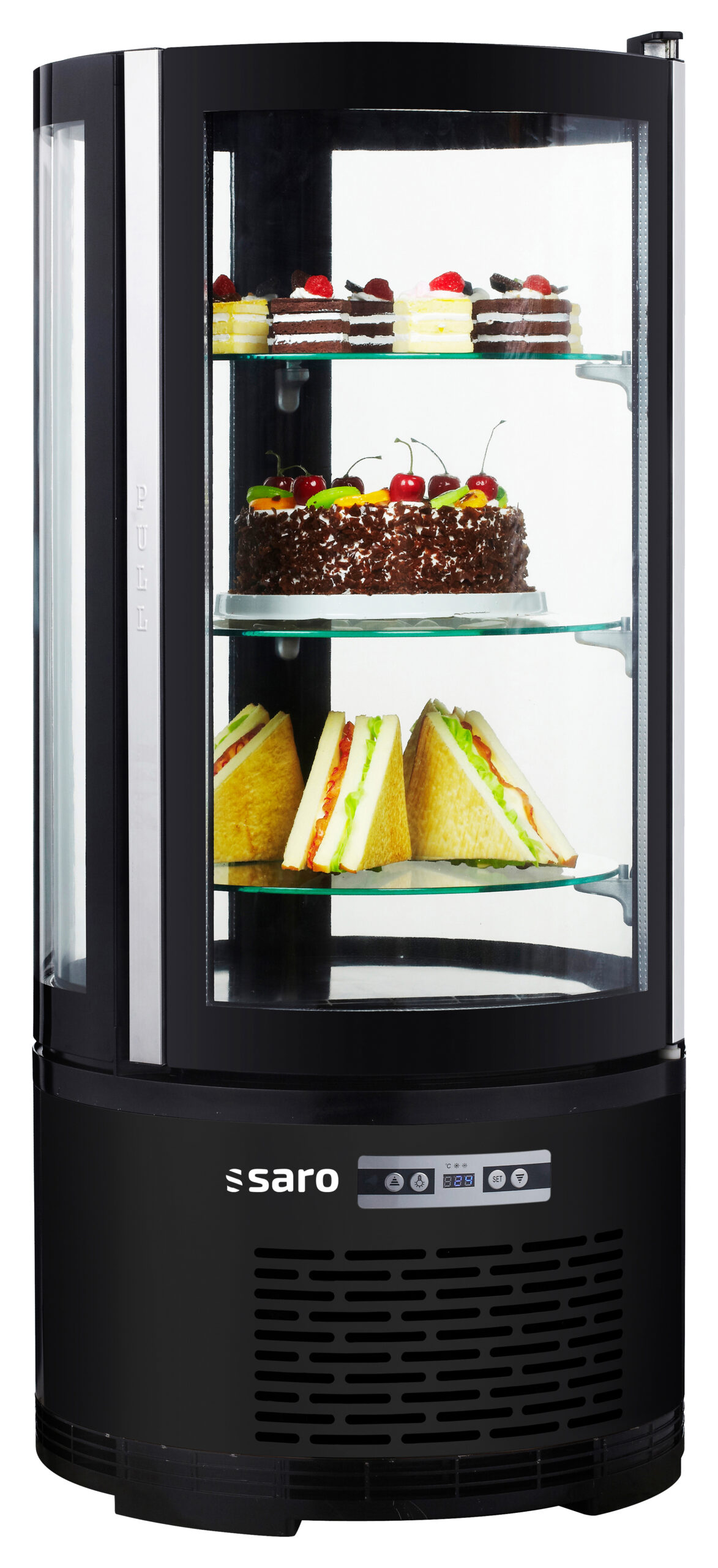 SARO Kuchenvitrine - schwarz Modell MATILDE - SARO Artikel 330-1126