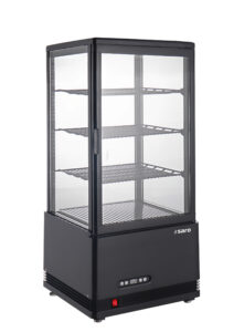 SARO Kühlvitrine Modell SC 80 AV, schwarz - SARO Artikel 330-3009