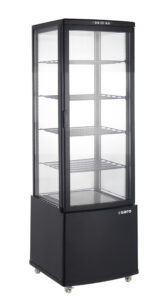 SARO Kühlvitrine, schwarz Modell PHIL AV - SARO Artikel 330-3036