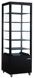 SARO Kühlvitrine, schwarz Modell LENN - SARO Artikel 330-3040