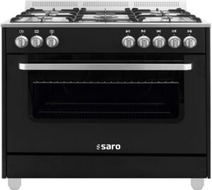 SARO Multifunktionsherd Gas/Elektro Modell TS95C61LNE schwarz - SARO Artikel 331-1155