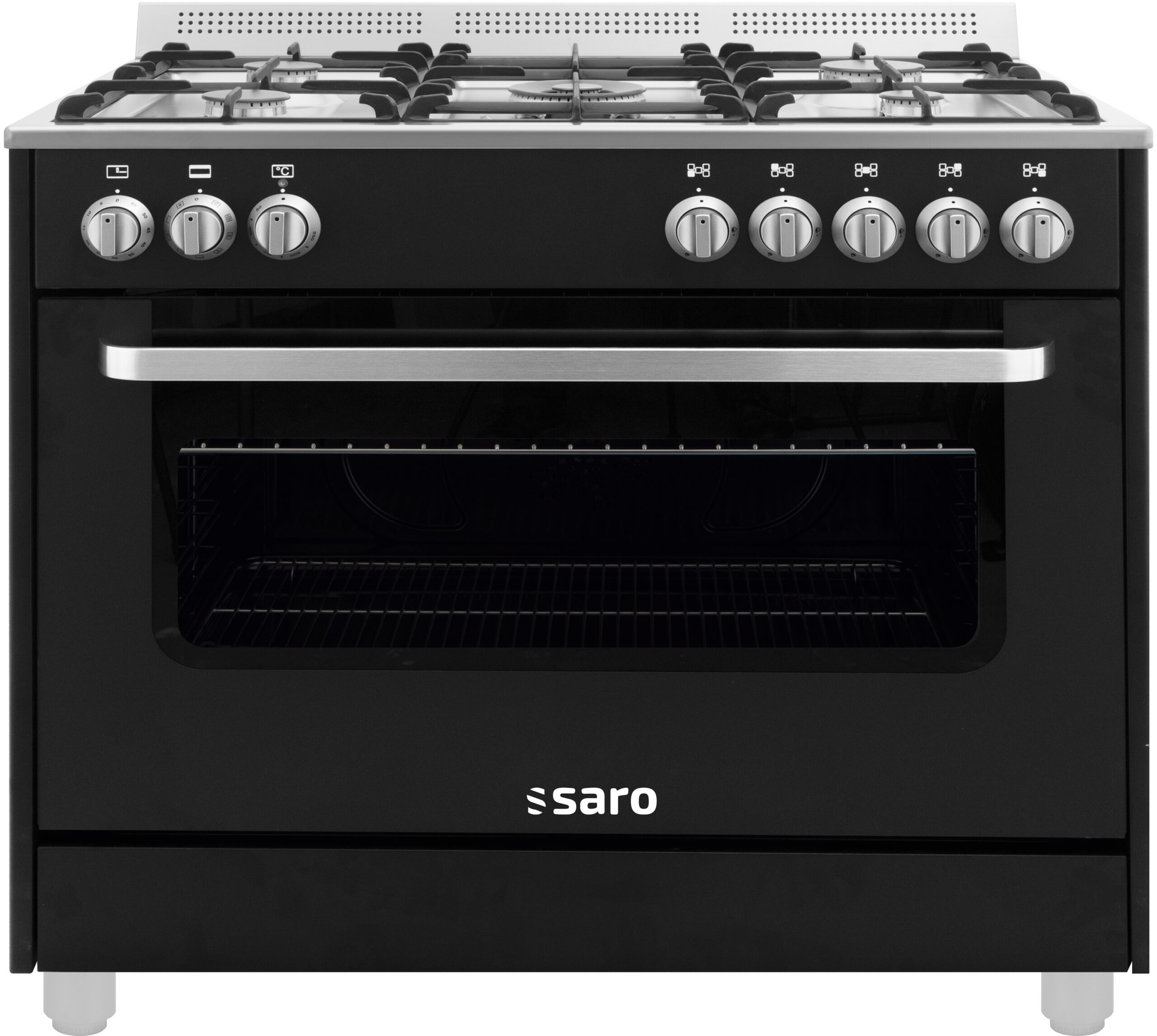 SARO Multifunktionsherd Gas/Elektro Modell TS95C61LNE schwarz - SARO Artikel 331-1155