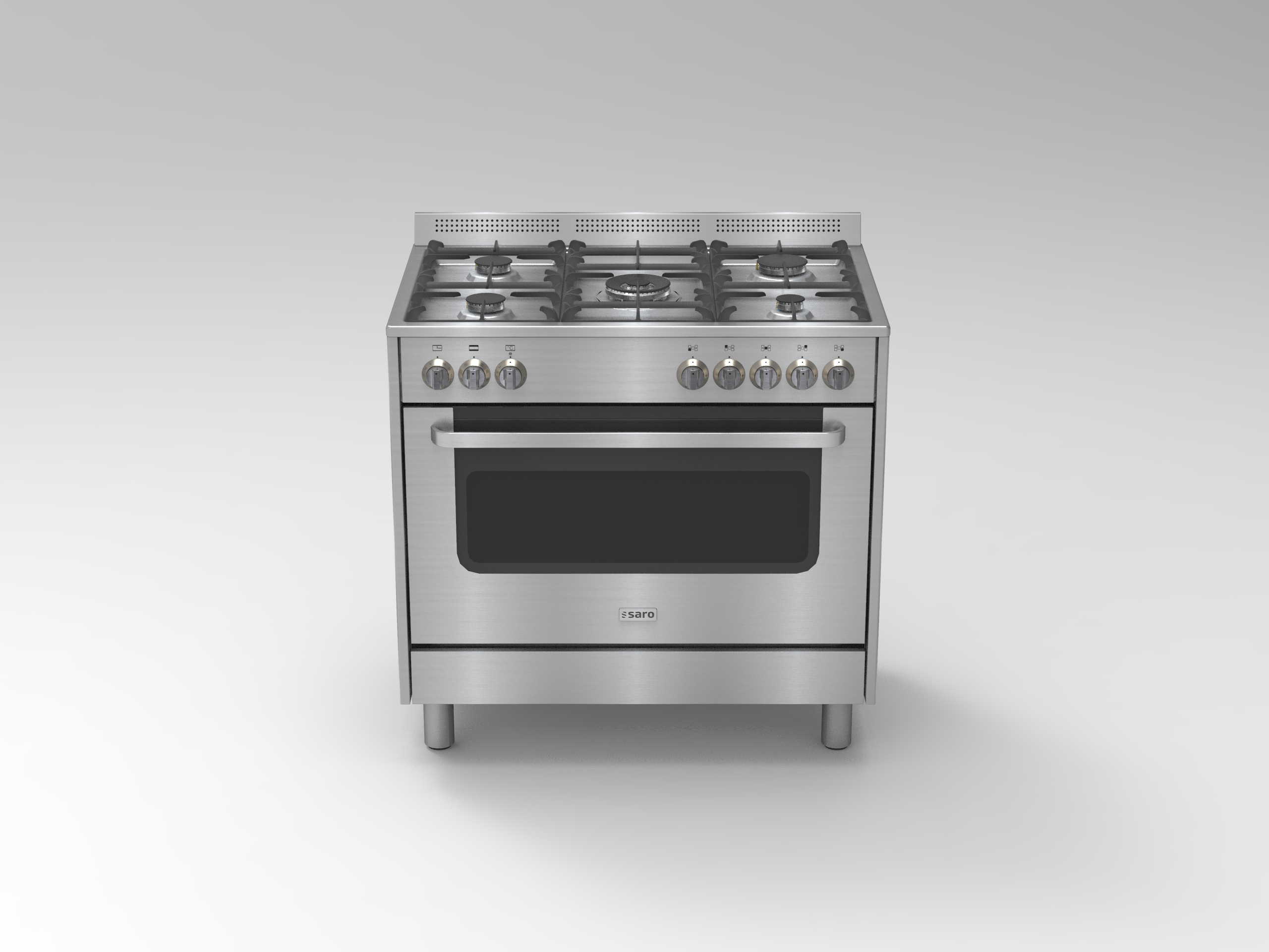 SARO Multifunktionsherd Gas/Elektro Modell TS95C61LX - SARO Artikel 331-1160 Detailansicht 2