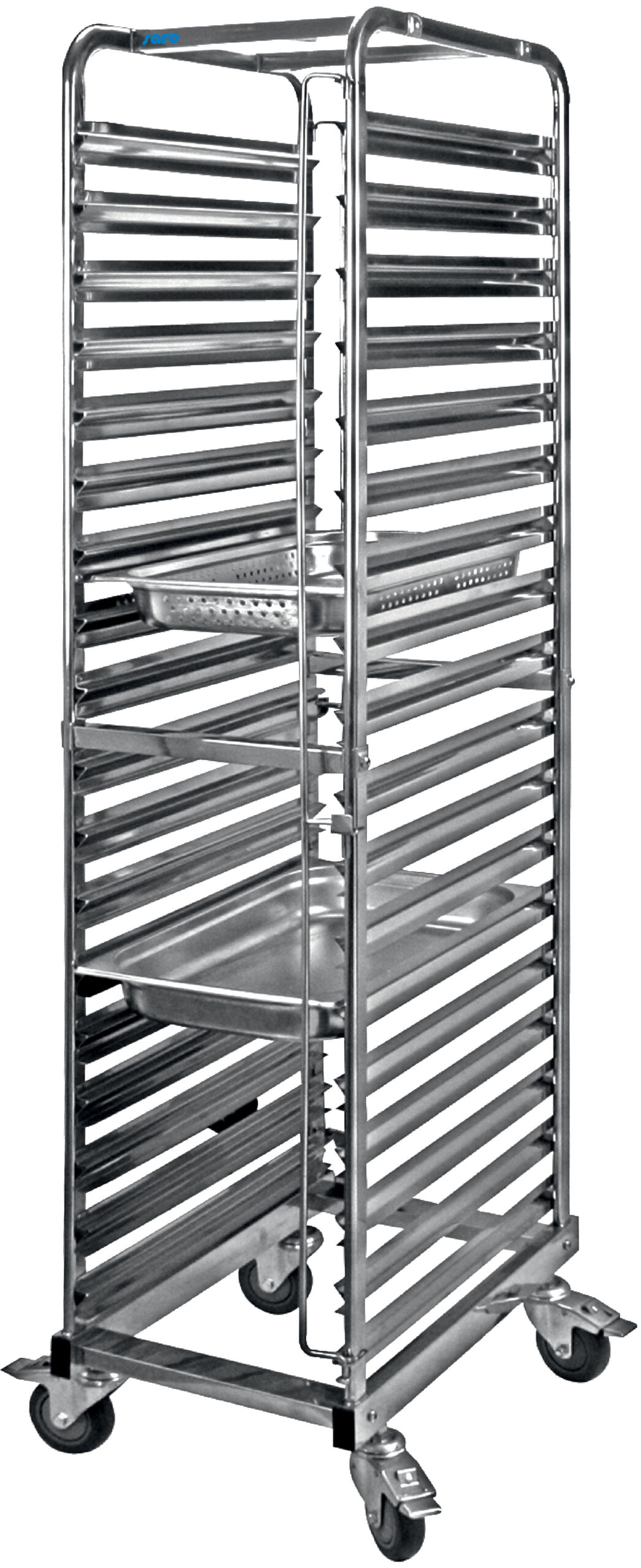 SARO Regalwagen für Backbleche 600 x 400 mm Modell LIAM - SARO Artikel 350-1010