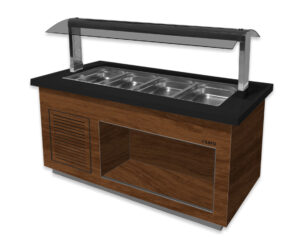 SARO Heißes Buffet Modell PREMIUM LINE SB-H170 Walnuss - SARO Artikel 366-2305