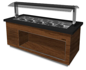 SARO Heißes Buffet Modell PREMIUM LINE SB-H230 Walnuss - SARO Artikel 366-2315