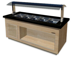SARO Heißes Buffet für 5x 1/1 GN, Modell PREMIUM LINE SB-H200 OAK - SARO Artikel 366-2610
