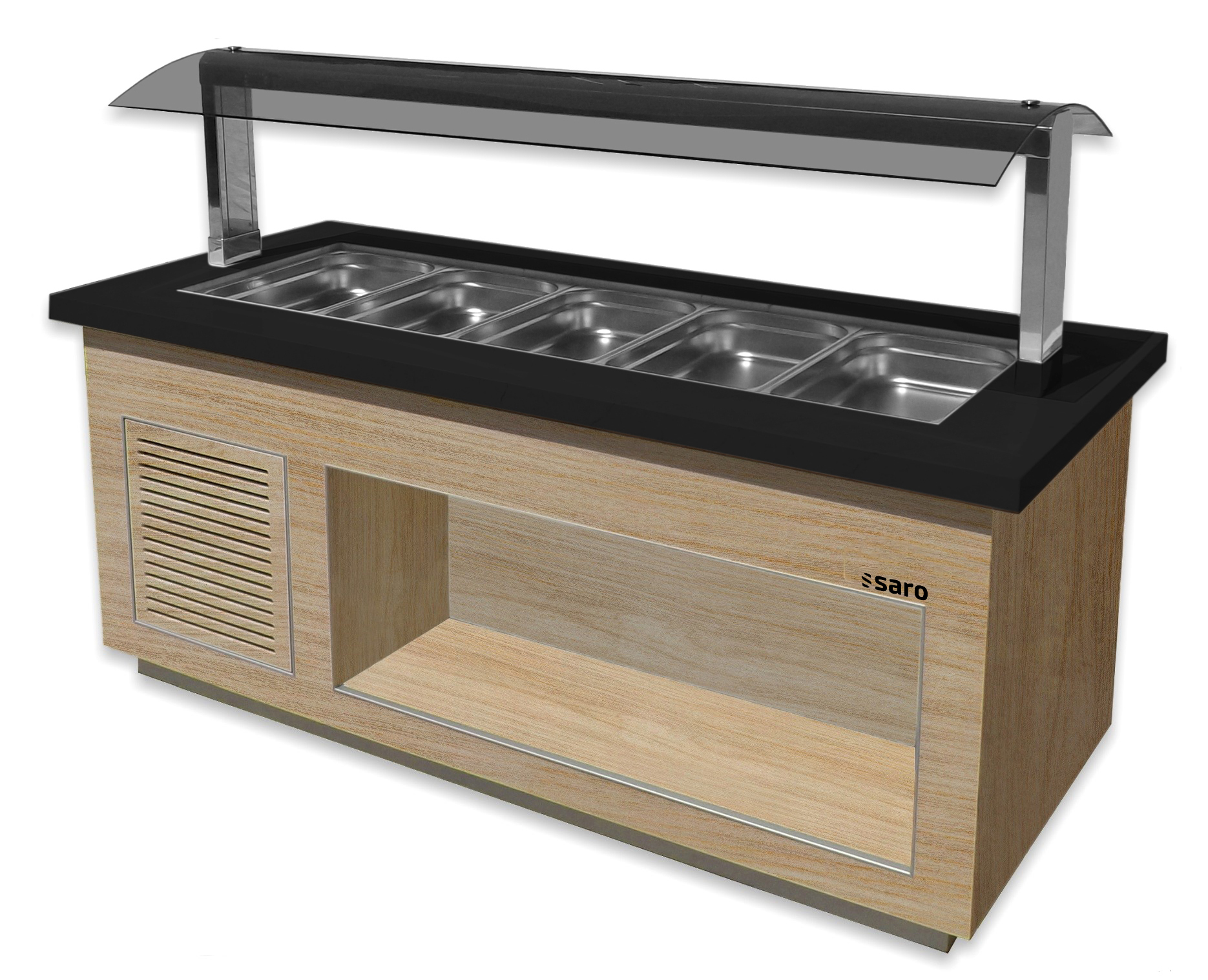 SARO Salatbar für 5x 1/1 GN, Modell PREMIUM LINE SB-K200 OAK - SARO Artikel 366-2710