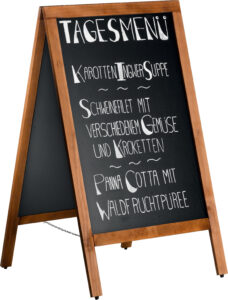 SARO Menütafel / Kreidetafel Modell IVAR - SARO Artikel 399-2055