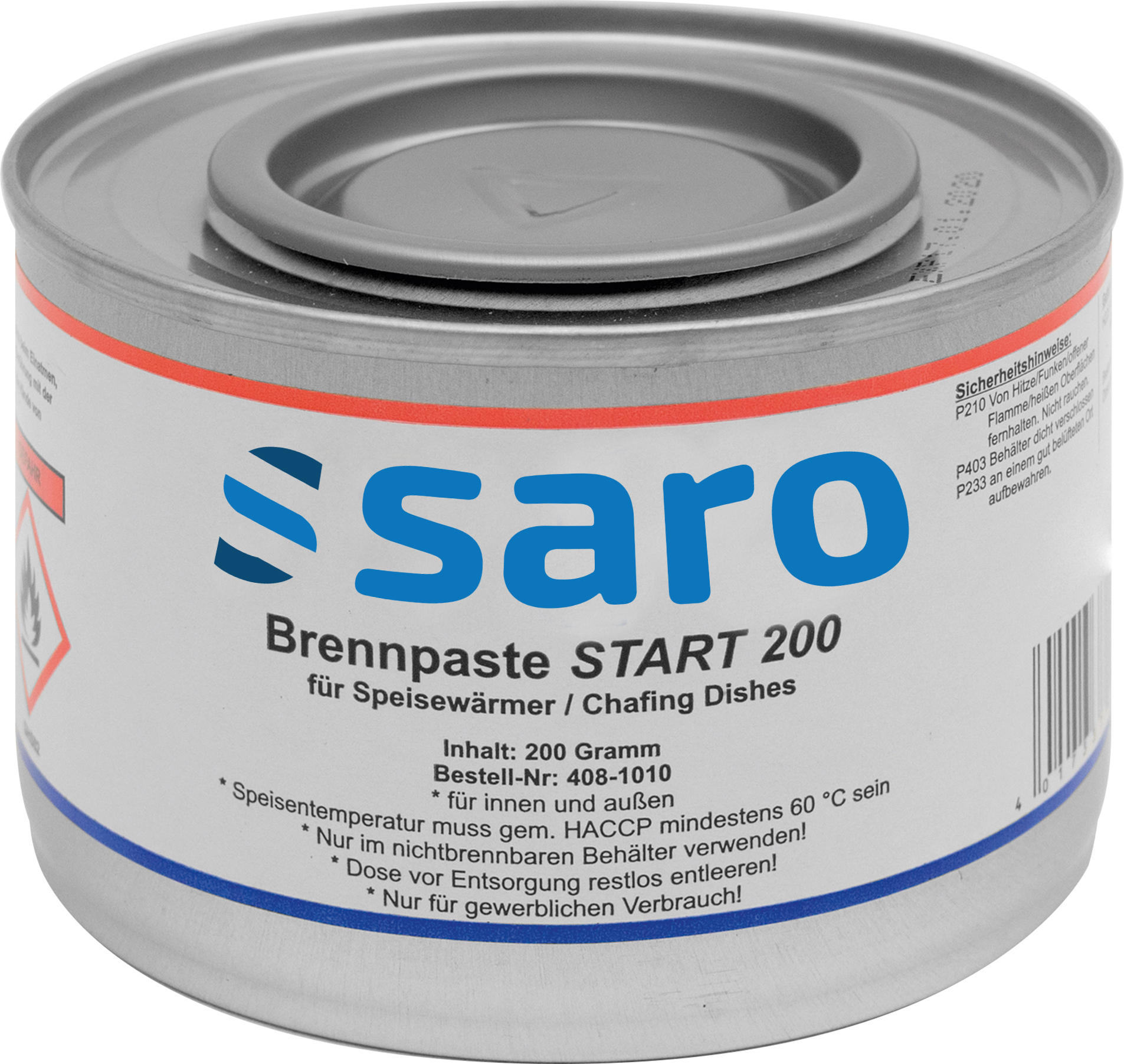 SARO Brennpaste, 200-Gramm-Dose Modell START 200 - SARO Artikel 408-1010