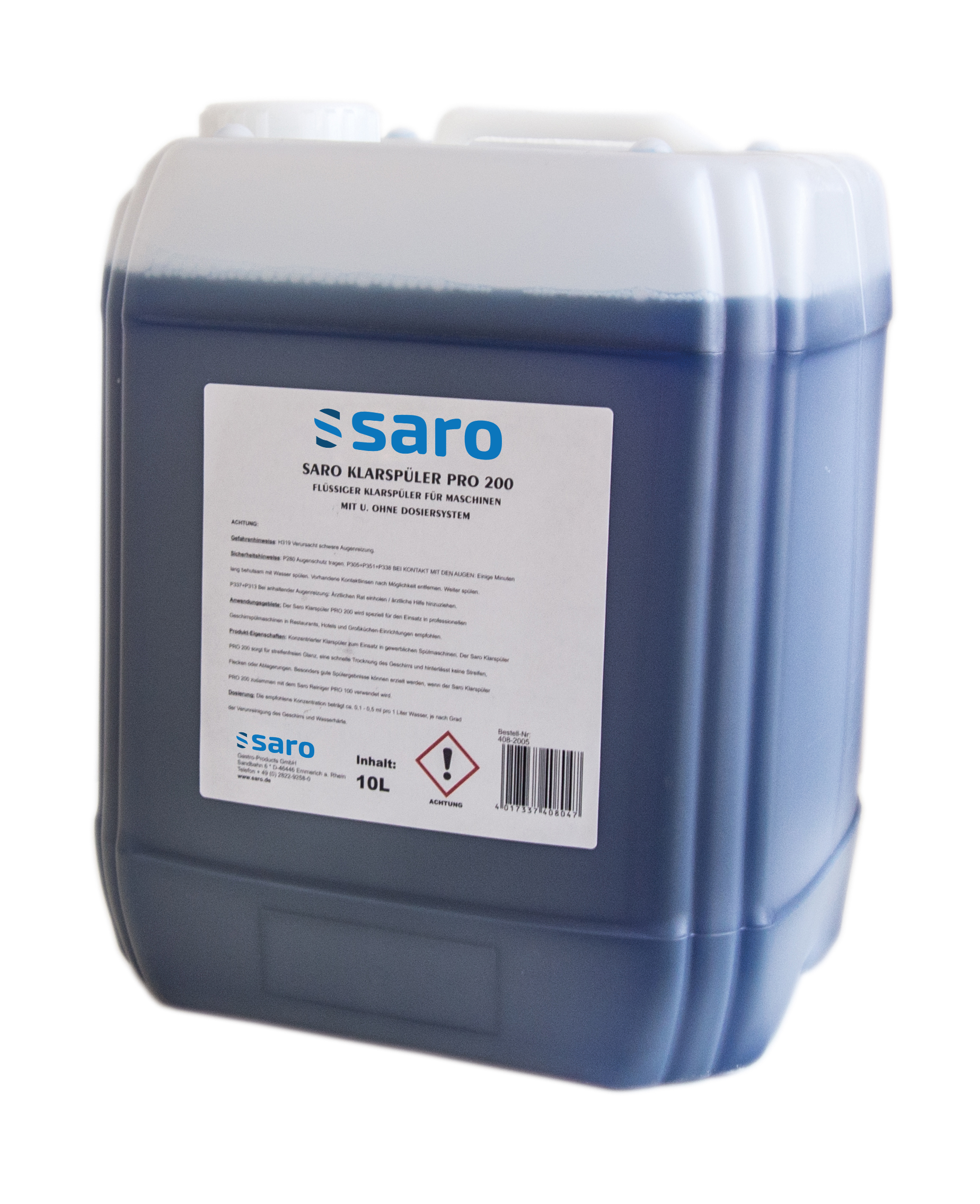 SARO Klarspüler Modell PRO 200 - SARO Artikel 408-2005