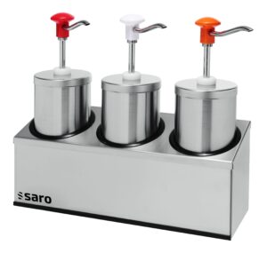 SARO Saucenspender, 3 x 2,25 ltr., Modell PD-006 - SARO Artikel 421-1017